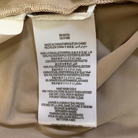 BCBGMaxAzria Taja Pleated Multicolored Batik Print Strapless Mini Dress Size S - Picture 9 of 12